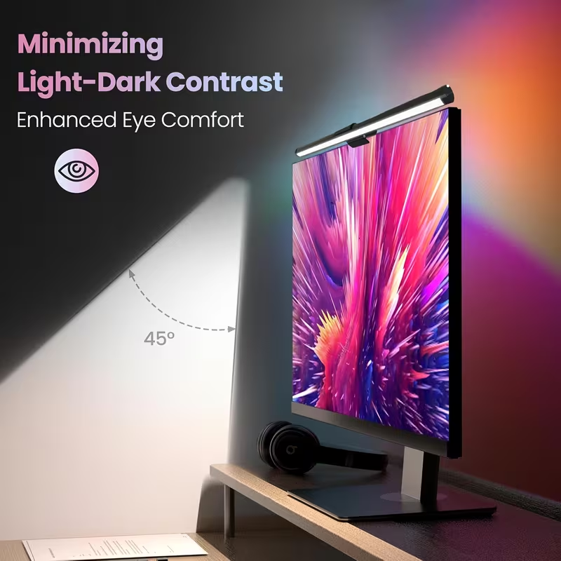Gaming Accessories Led - Barra Luminosa per Monitor LED, Luci
