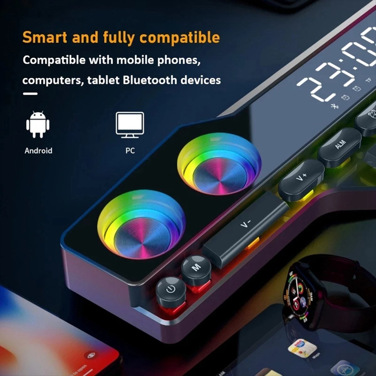 Gaming Accessories Led - Altoparlanti DTC5 V18 con Luci LED