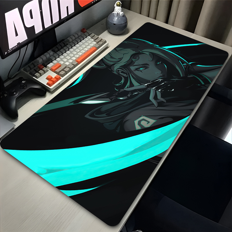 Gaming Accessories Setup - Tappetino per Mouse XXL Valorant Jett,