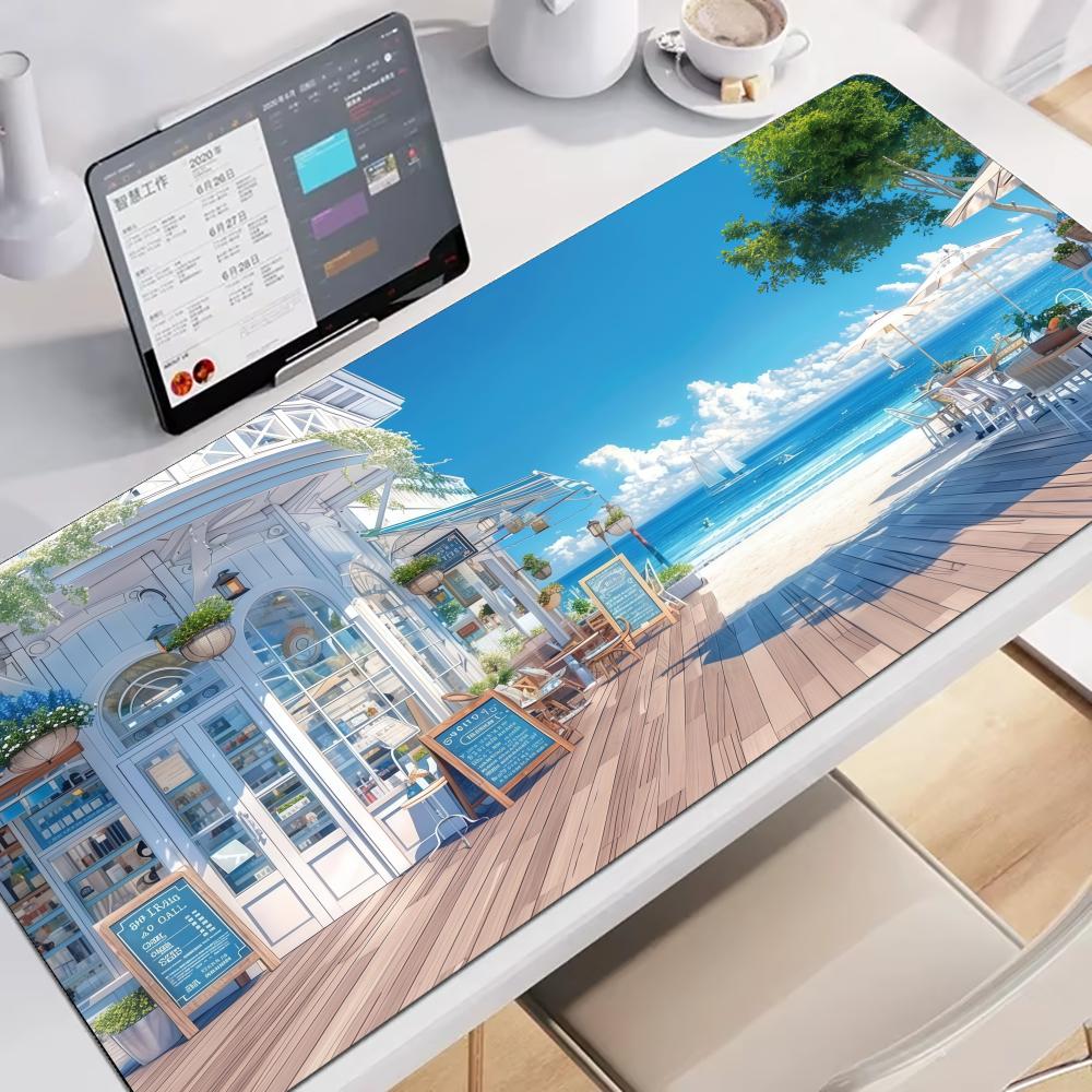 Gaming Accessories Store - Tappetino per mouse Seaside Convenience Store