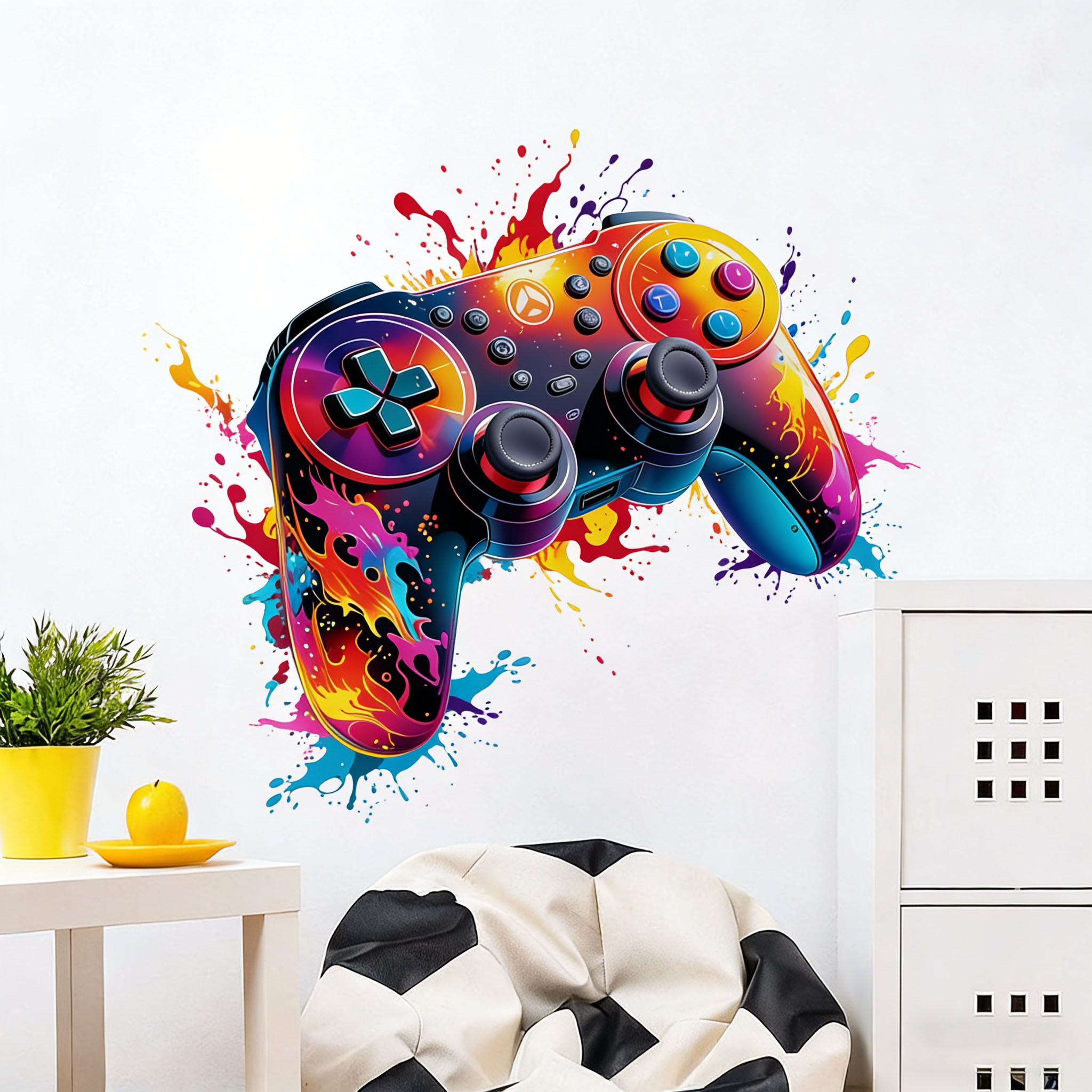 Adesivo Murale con Fiamme Ross - Accessories For Your Gaming Room recensione e prezzo