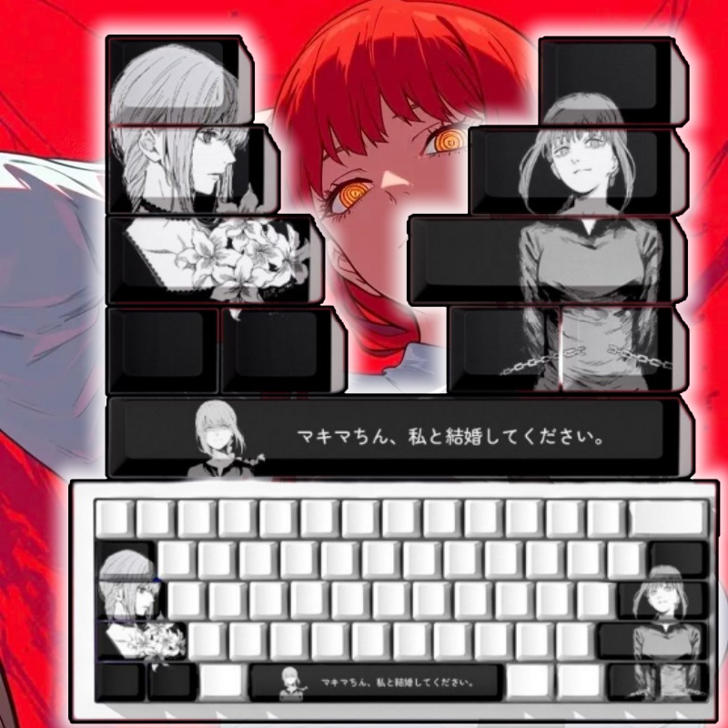 Keycaps a Tema Chainsaw Man Ma - Jjk Gaming Accessories recensione e prezzo
