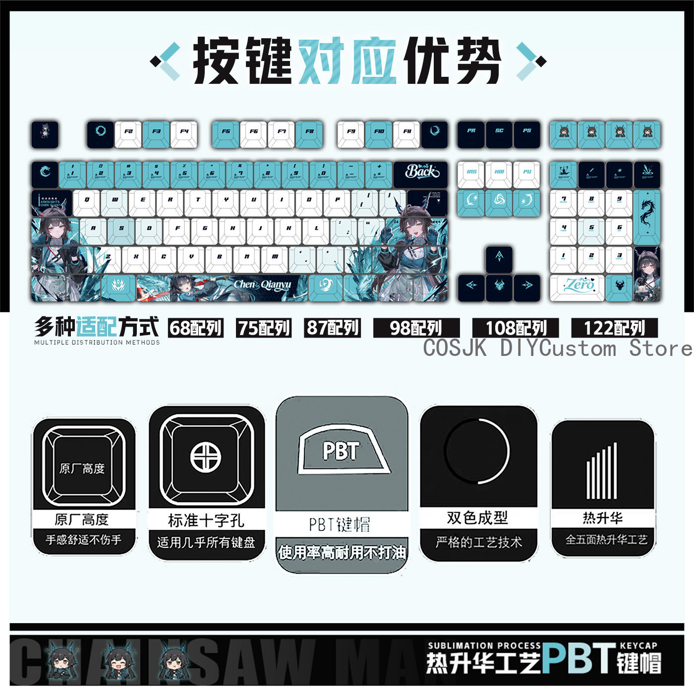 Set di 122 Tasti Anime Chen Qi - Gaming Accessories Gamestop recensione e prezzo
