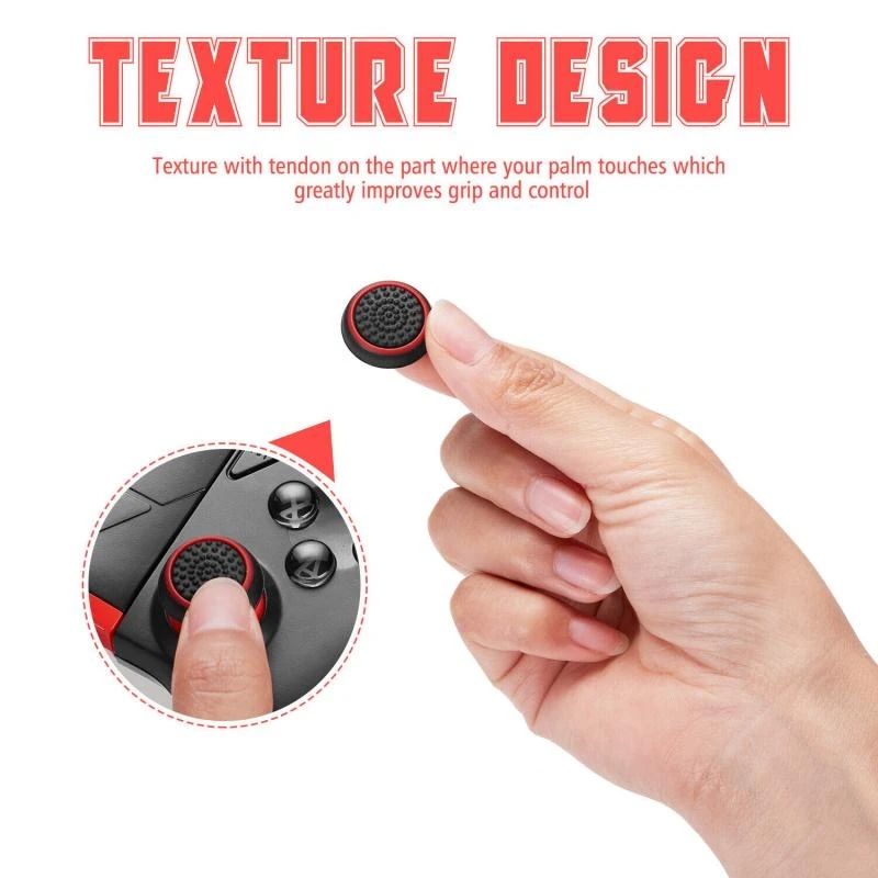 4PCS/10PCS antiscivolo Silicon - Jjk Gaming Accessories recensione e prezzo