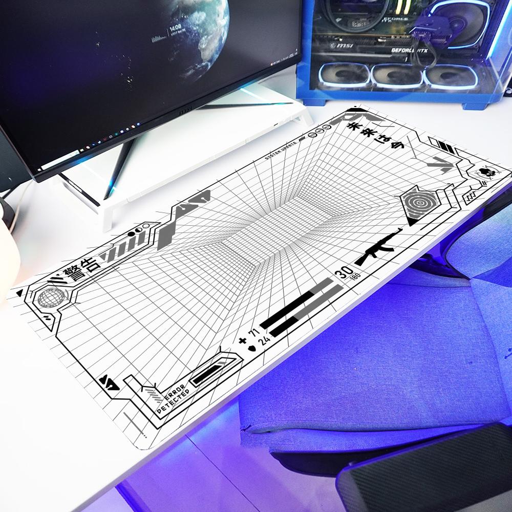 Tappetino da scrivania con gri - Gaming Accessories White recensione e prezzo